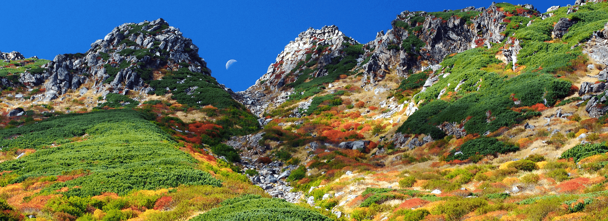 長野県木曽町 秋の景色